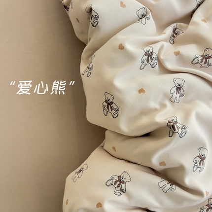 91家纺网 家纺一手货源 找家纺 （总）名品家纺 2025新款针织棉双层纱四件套系列（提供买家秀）