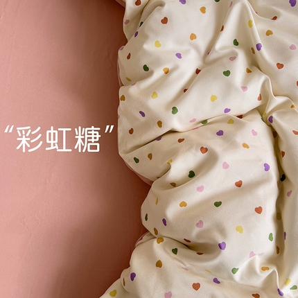 91家纺网 家纺一手货源 找家纺 （总）名品家纺 2025新款针织棉双层纱四件套系列（提供买家秀）