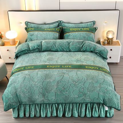 91家纺网 家纺一手货源 找家纺 （总）（买家秀 爆款不断货）A类母婴级牛奶绒四件套珊瑚绒四件套雪花绒四件套牛奶绒床裙四件套法莱绒床裙四件套