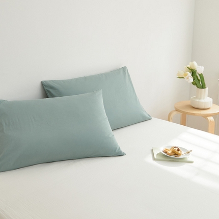 91家纺网 家纺一手货源 找家纺 （总）春夏新款40支纯色彩虹糖系列单品枕套