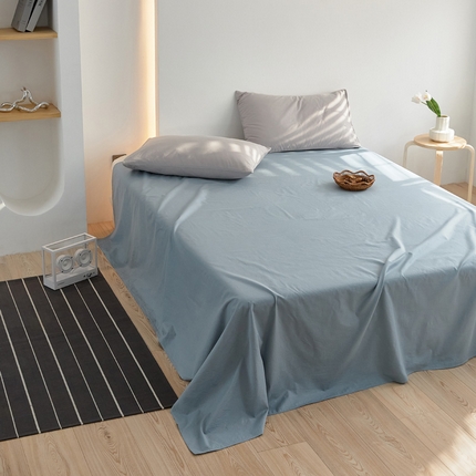 91家纺网 家纺一手货源 找家纺 （总）40支纯色彩虹糖系列单品床单