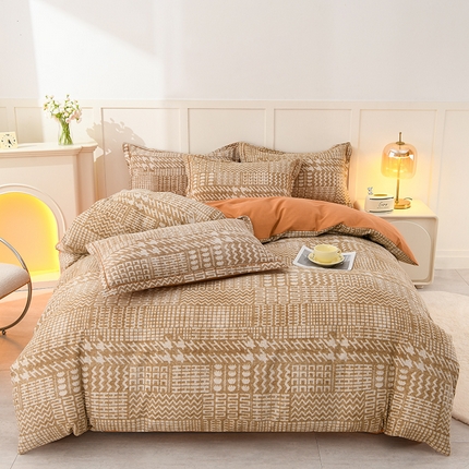 91家纺网 家纺一手货源 找家纺 （总3）润淳 2025新直播加厚活性磨毛四件套纯棉三件套