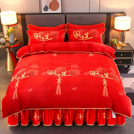 91家纺网 家纺一手货源 找家纺 （总）（买家秀 爆款不断货）A类母婴级牛奶绒四件套珊瑚绒四件套雪花绒四件套牛奶绒床裙四件套法莱绒床裙四件套