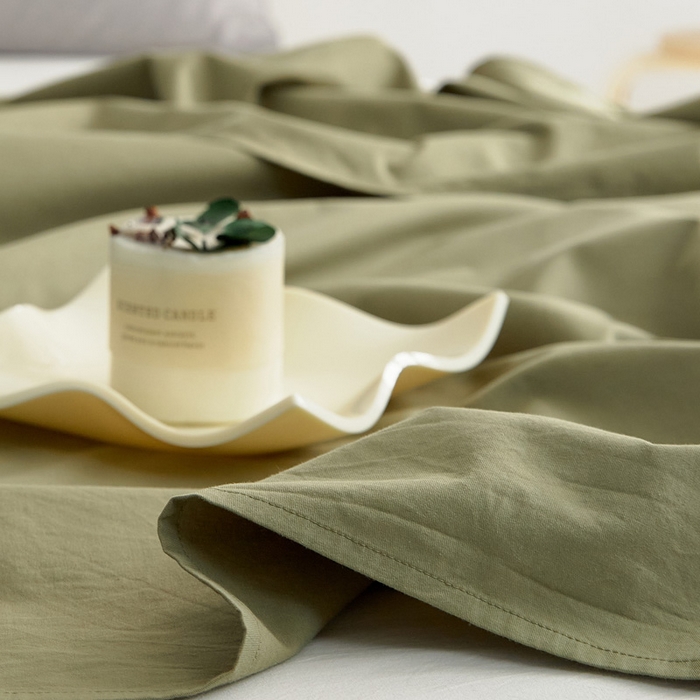 91家纺网 家纺一手货源 找家纺 40支纯色彩虹糖系列单品床单 彩虹-绿