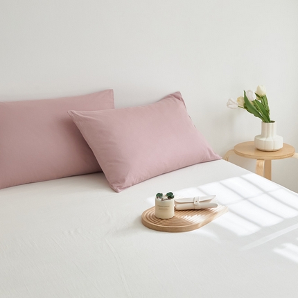 91家纺网 家纺一手货源 找家纺 （总）春夏新款40支纯色彩虹糖系列单品枕套