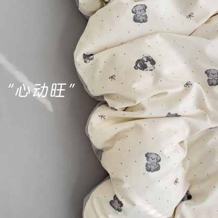 91家纺网 家纺一手货源 找家纺 （总）名品家纺 2025新款针织棉双层纱四件套系列（提供买家秀）