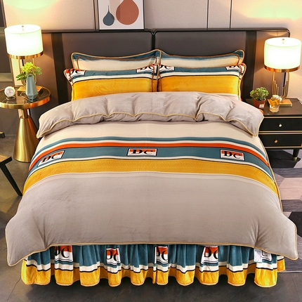 91家纺网 家纺一手货源 找家纺 （总）（买家秀 爆款不断货）A类母婴级牛奶绒四件套珊瑚绒四件套雪花绒四件套牛奶绒床裙四件套法莱绒床裙四件套