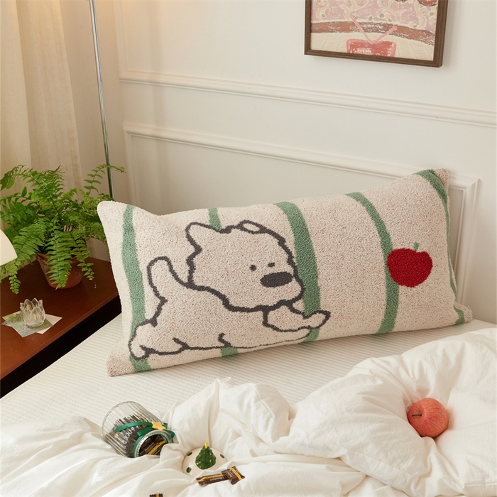 91家纺网 家纺一手货源 找家纺 （总）暖绵绵家纺 2025新款半边绒系列卡瑞克同款抱枕（含芯）（最低零售价：128元）