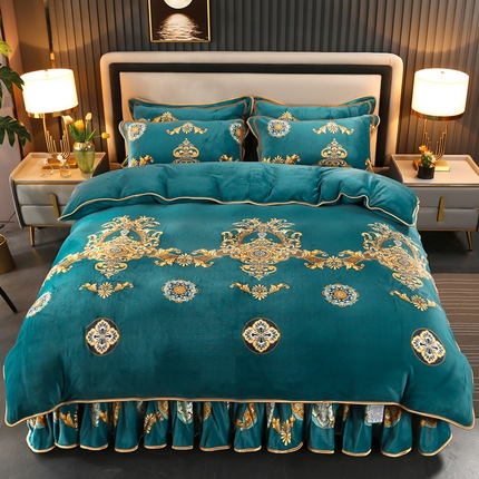 91家纺网 家纺一手货源 找家纺 （总）（买家秀 爆款不断货）A类母婴级牛奶绒四件套珊瑚绒四件套雪花绒四件套牛奶绒床裙四件套法莱绒床裙四件套