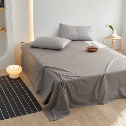 40支纯色彩虹糖系列单品床单 彩虹-咖灰