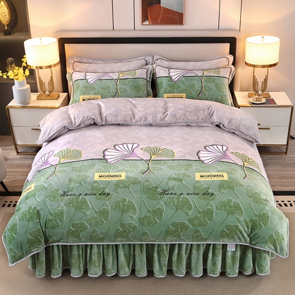 91家纺网 家纺一手货源 找家纺 （总）（买家秀 爆款不断货）A类母婴级牛奶绒四件套珊瑚绒四件套雪花绒四件套牛奶绒床裙四件套法莱绒床裙四件套