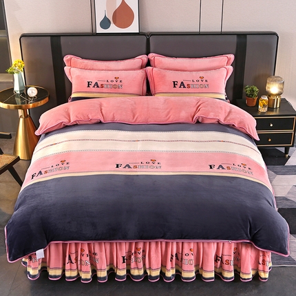 91家纺网 家纺一手货源 找家纺 （总）（买家秀 爆款不断货）A类母婴级牛奶绒四件套珊瑚绒四件套雪花绒四件套牛奶绒床裙四件套法莱绒床裙四件套