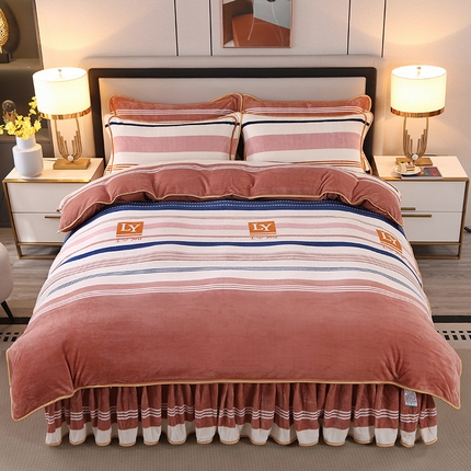 91家纺网 家纺一手货源 找家纺 （总）（买家秀 爆款不断货）A类母婴级牛奶绒四件套珊瑚绒四件套雪花绒四件套牛奶绒床裙四件套法莱绒床裙四件套