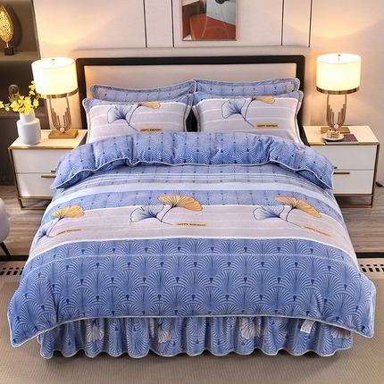 91家纺网 家纺一手货源 找家纺 （总）（买家秀 爆款不断货）A类母婴级牛奶绒四件套珊瑚绒四件套雪花绒四件套牛奶绒床裙四件套法莱绒床裙四件套