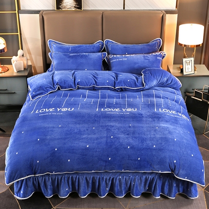 91家纺网 家纺一手货源 找家纺 （总）（买家秀 爆款不断货）A类母婴级牛奶绒四件套珊瑚绒四件套雪花绒四件套牛奶绒床裙四件套法莱绒床裙四件套