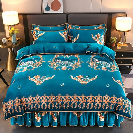 91家纺网 家纺一手货源 找家纺 （总）（买家秀 爆款不断货）A类母婴级牛奶绒四件套珊瑚绒四件套雪花绒四件套牛奶绒床裙四件套法莱绒床裙四件套