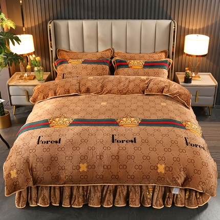 91家纺网 家纺一手货源 找家纺 （总）（买家秀 爆款不断货）A类母婴级牛奶绒四件套珊瑚绒四件套雪花绒四件套牛奶绒床裙四件套法莱绒床裙四件套