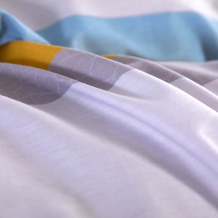 91家纺网 家纺一手货源 找家纺 2025新款纯棉加牛奶绒被套 维纳之恋