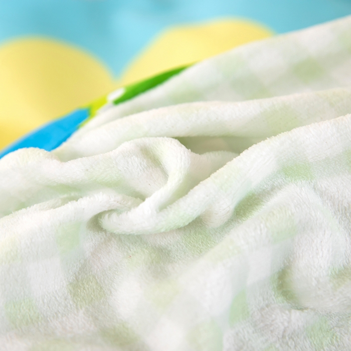 91家纺网 家纺一手货源 找家纺 2025新款纯棉加牛奶绒被套 呆呆熊