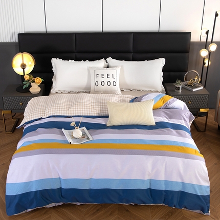 2025新款纯棉加牛奶绒被套 维纳之恋