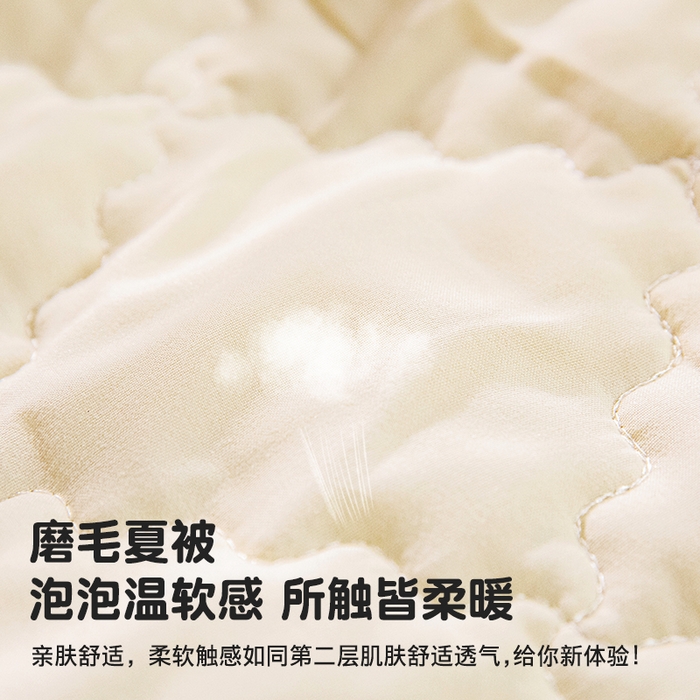 91家纺网 家纺一手货源 找家纺 中华鲟 2025新款多功能羊羔绒提花网红抱枕毯卡通立体贴布刺绣抱枕被夏被 蓝紫粗条纹