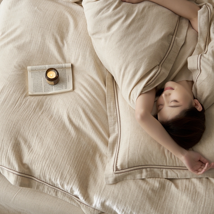 91家纺网 家纺一手货源 找家纺 安莱生活 2025新款人字纹三款工艺款四件套 人字纹麦穗款