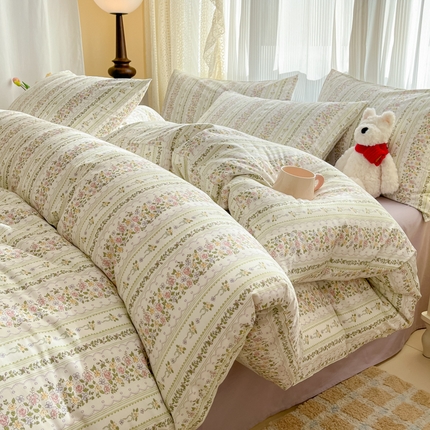 柠馨 2025新款13372全棉印花莫凡彼系列四件套第一批 半夏