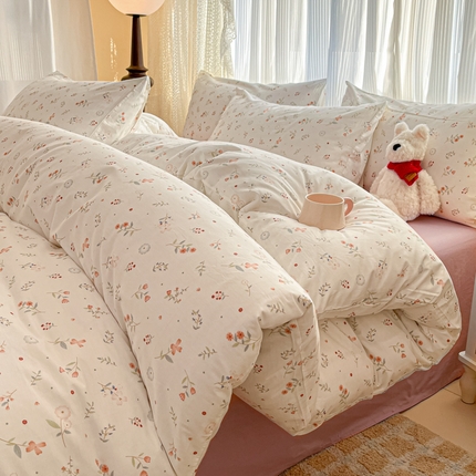 柠馨 2025新款13372全棉印花莫凡彼系列四件套第一批 秋桑