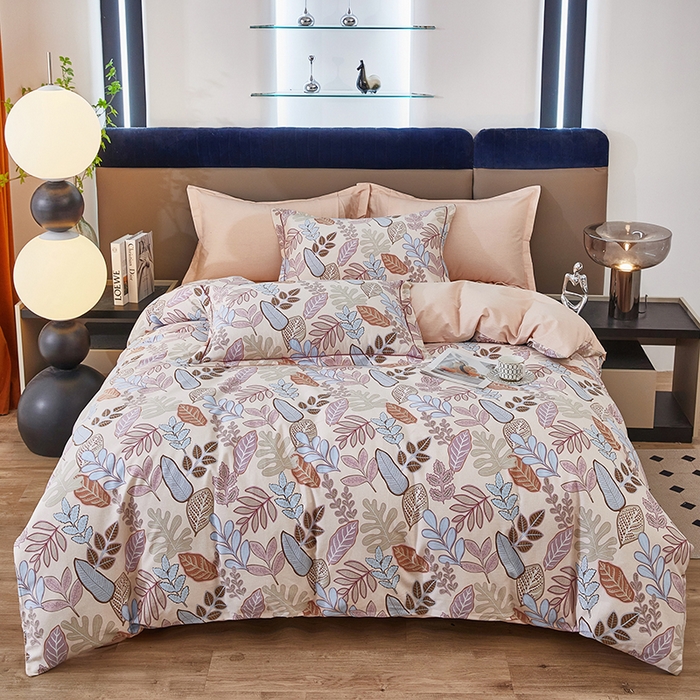 91家纺网 家纺一手货源 找家纺 雲归梦 2024新款加厚全棉生态磨毛大版四件套 经典风