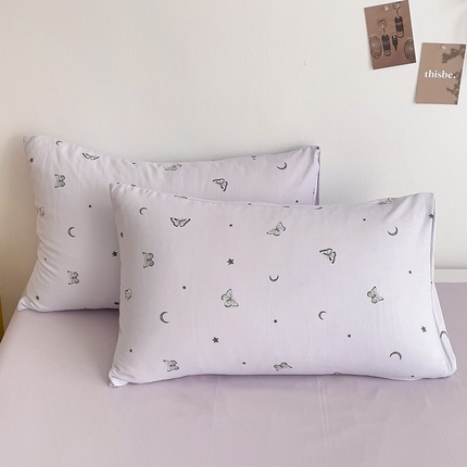 91家纺网 家纺一手货源 找家纺 （总）尤米 2025新款有氧针织双层纱单枕套