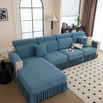 91家纺网 家纺一手货源 找家纺 （总）沐沐家纺 2026新款小树叶裙边沙发笠