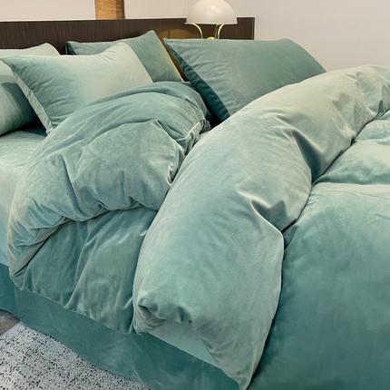 91家纺网 家纺一手货源 找家纺 （总）（买家秀爆款不断货）A类母婴级纯色牛奶绒四件套珊瑚绒四件套雪花绒四件套婴儿绒四件套水晶绒四件套高克重