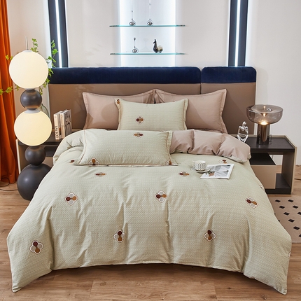 91家纺网 家纺一手货源 找家纺 （总）雲归梦 2025新款加厚全棉生态磨毛大版四件套