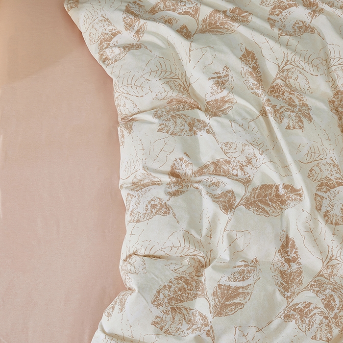 91家纺网 家纺一手货源 找家纺 雲归梦 2024新款加厚全棉生态磨毛大版四件套 爱情叶