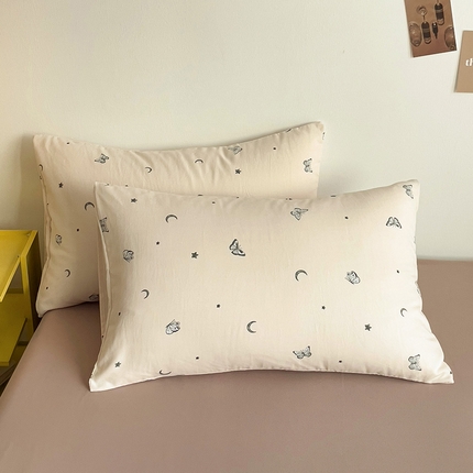 91家纺网 家纺一手货源 找家纺 （总）尤米 2025新款有氧针织双层纱单枕套