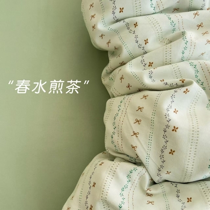 91家纺网 家纺一手货源 找家纺 （总）名品家纺 2024新款加厚针织棉双层纱四件套直播爆款现货供应（提供买家秀）