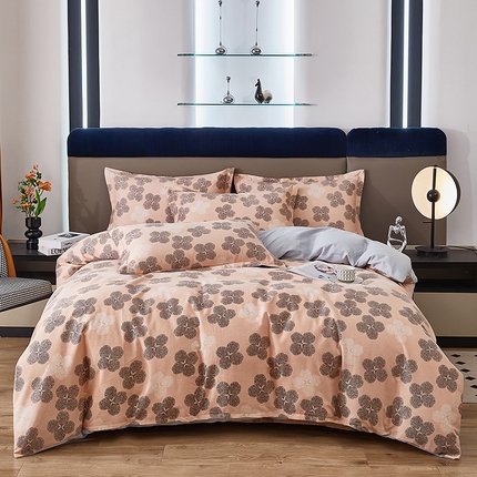 91家纺网 家纺一手货源 找家纺 （总）雲归梦 2025新款加厚全棉生态磨毛大版四件套