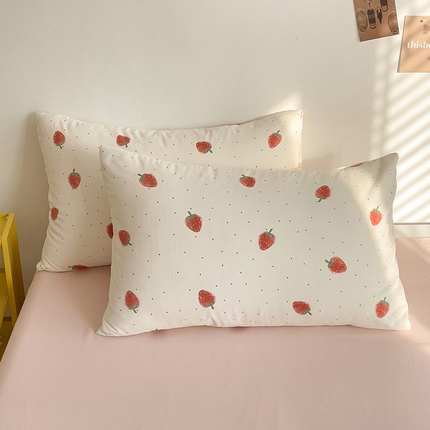 91家纺网 家纺一手货源 找家纺 （总）尤米 2025新款有氧针织双层纱单枕套