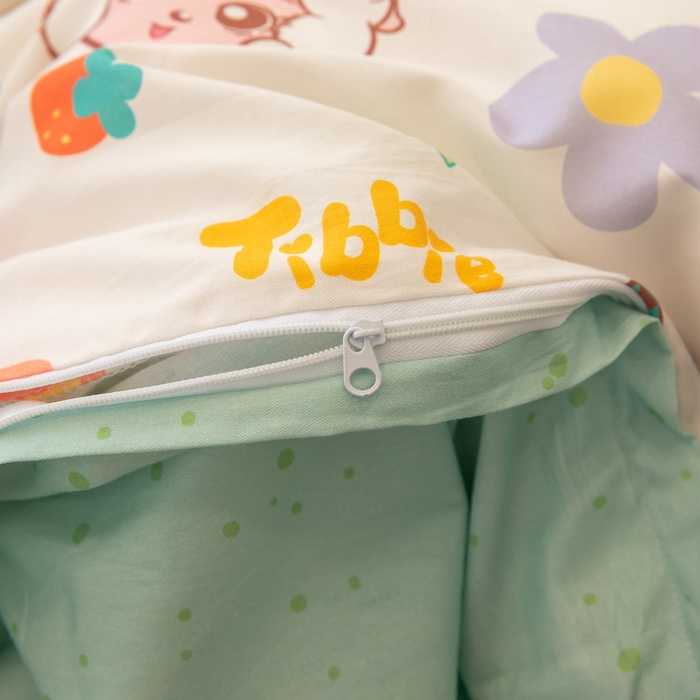 91家纺网 家纺一手货源 找家纺 简宜家居（朝初家纺） 2025新款40支斜纹12868纯棉全棉喜羊羊灰太狼系列四件套 羊羊烘培屋