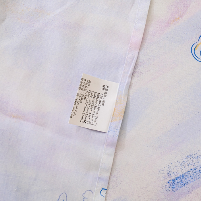 91家纺网 家纺一手货源 找家纺 金鑫汇家纺 2025新款全棉印花单床单 梦蝶