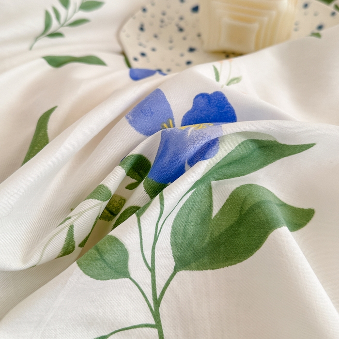 91家纺网 家纺一手货源 找家纺 天之爱 2025新款全棉印花单枕套 清风