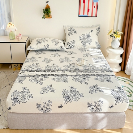 91家纺网 家纺一手货源 找家纺 （总）天之爱 2025新款全棉印花单床笠