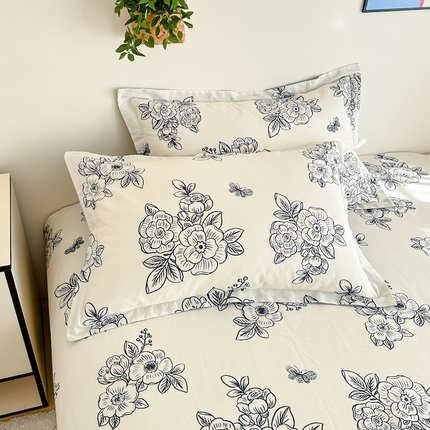 天之爱 2025新款全棉印花单枕套 安曼