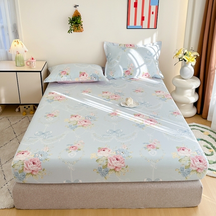 91家纺网 家纺一手货源 找家纺 （总）天之爱 2025新款全棉印花单床笠