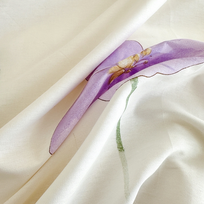 91家纺网 家纺一手货源 找家纺 天之爱 2025新款全棉印花单枕套 甜美花韵