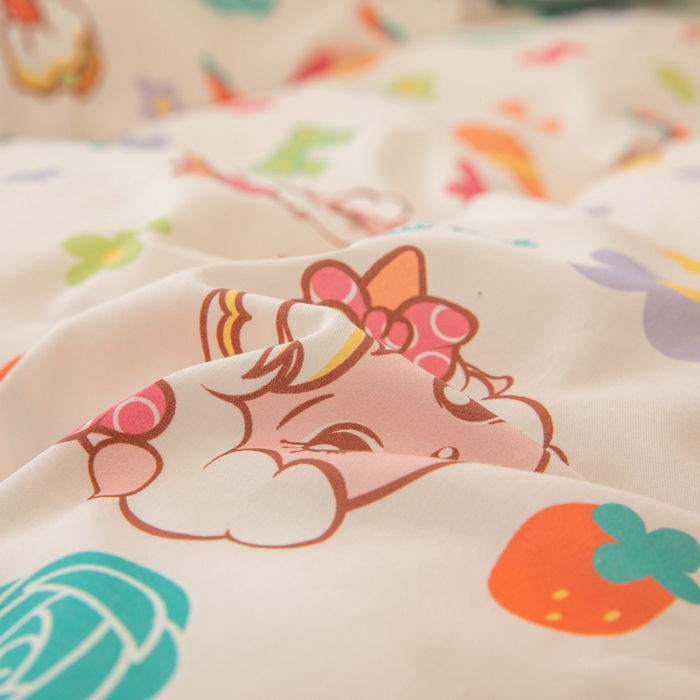 91家纺网 家纺一手货源 找家纺 简宜家居（朝初家纺） 2025新款40支斜纹12868纯棉全棉喜羊羊灰太狼系列四件套 羊羊烘培屋