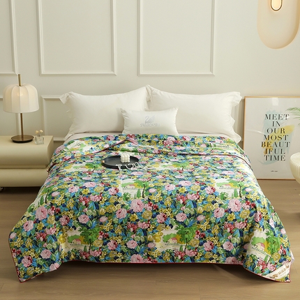 91家纺网 家纺一手货源 找家纺 （总）莉雅居 2024新款凡尔赛系列大豆纤维被被子被芯