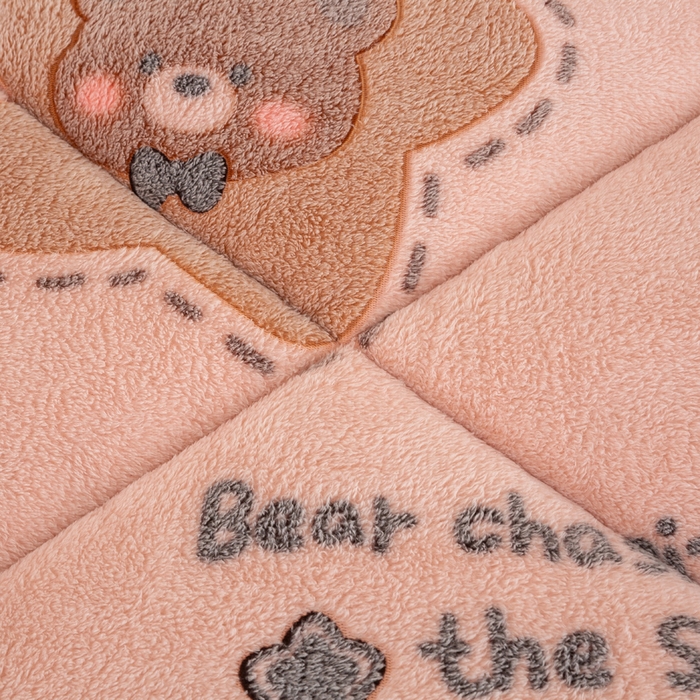 91家纺网 家纺一手货源 找家纺 梦初语 2025新款雪花绒羊羔绒厚实保暖被子被芯 星星熊宝