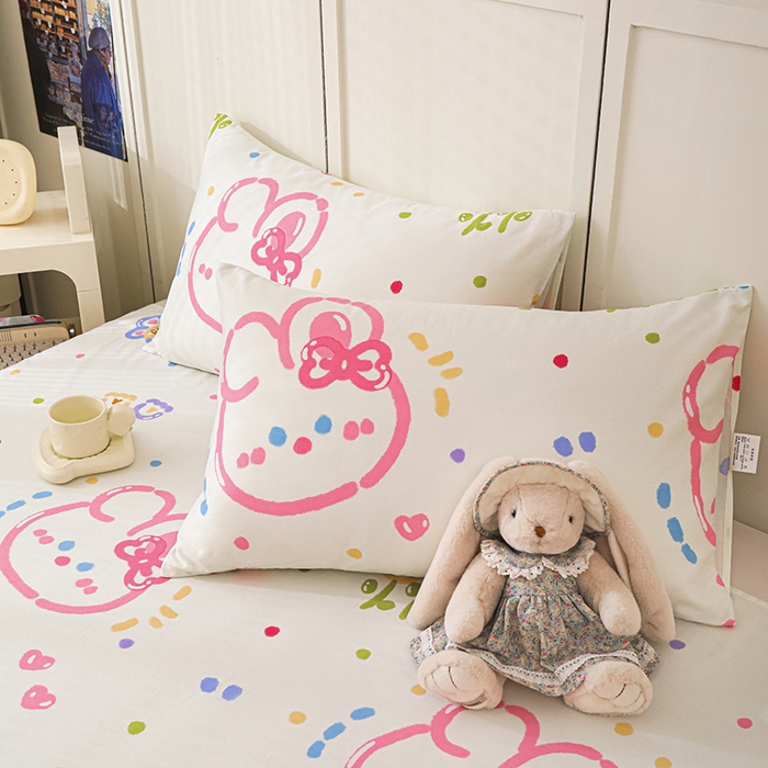 91家纺网 家纺一手货源 找家纺 （总）金鑫汇家纺 2025新款全棉印花单枕套