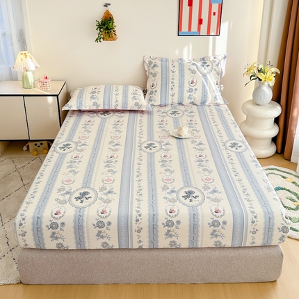 91家纺网 家纺一手货源 找家纺 （总）天之爱 2025新款全棉印花单床笠